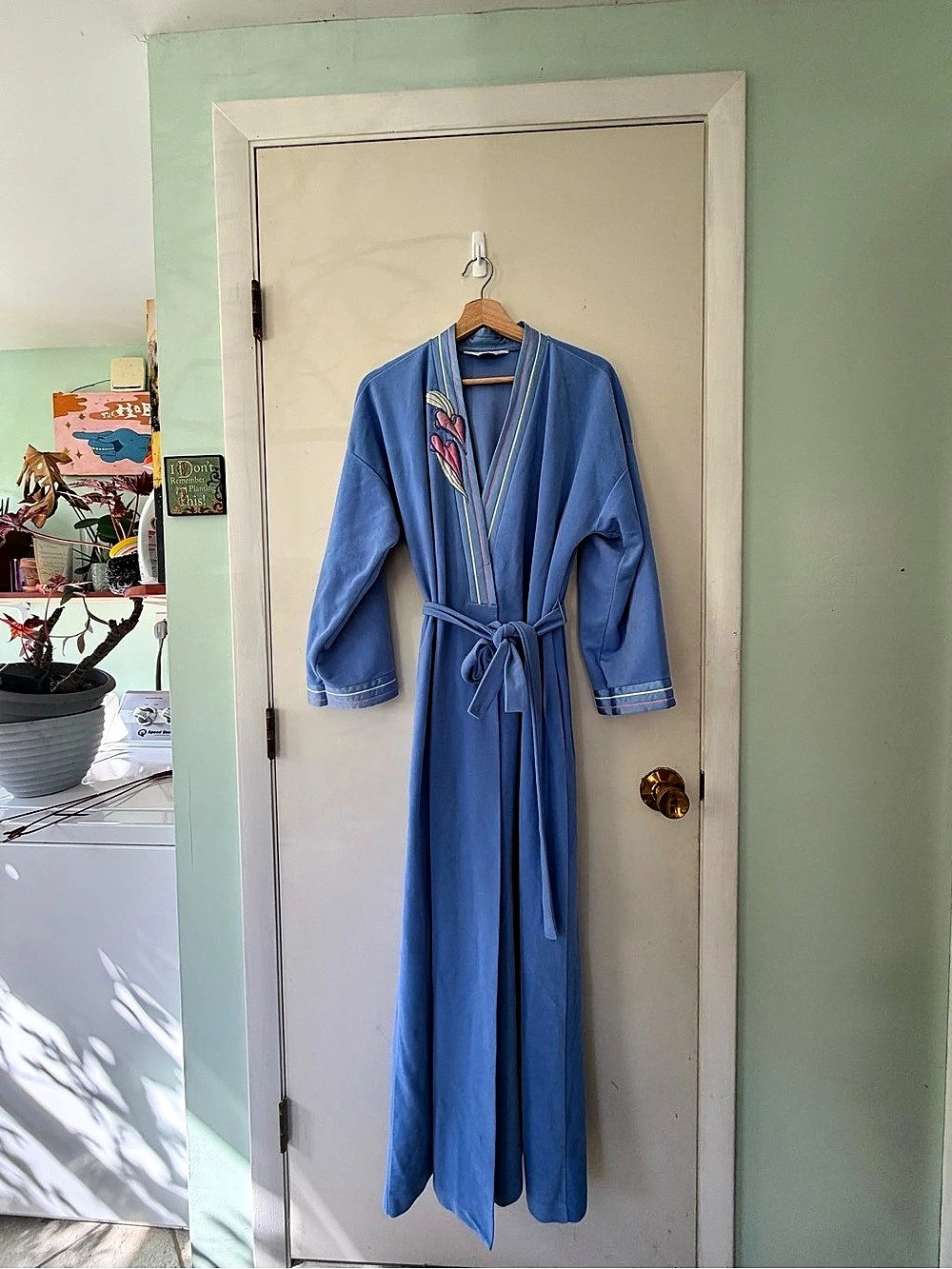 VINTAGE Vanity Fair Blue Robe